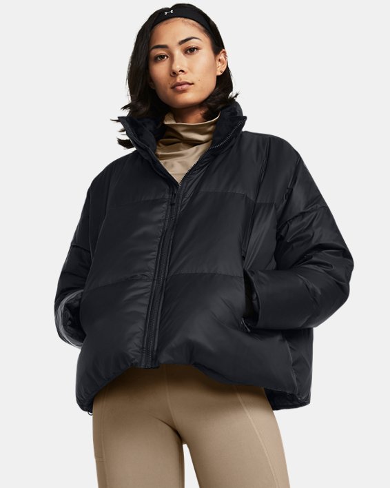 Women's ColdGear® Infrared Down Puffer Jacket, Black, pdpMainDesktop image number 0